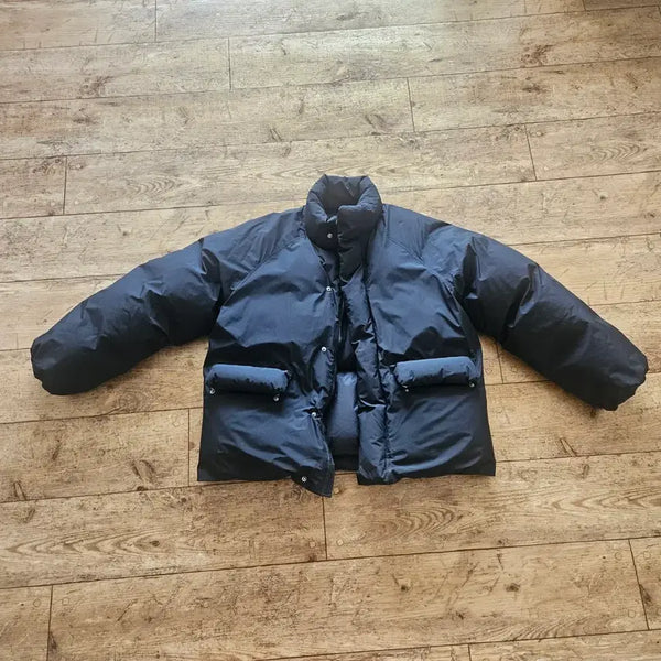 [BUNJANG] Javaness 301 Minimal Oversized Duck Down Puffer Padding Jacket / [s] 자바나스 301 미니멀 오버핏 덕다운 푸퍼 패딩 중고
