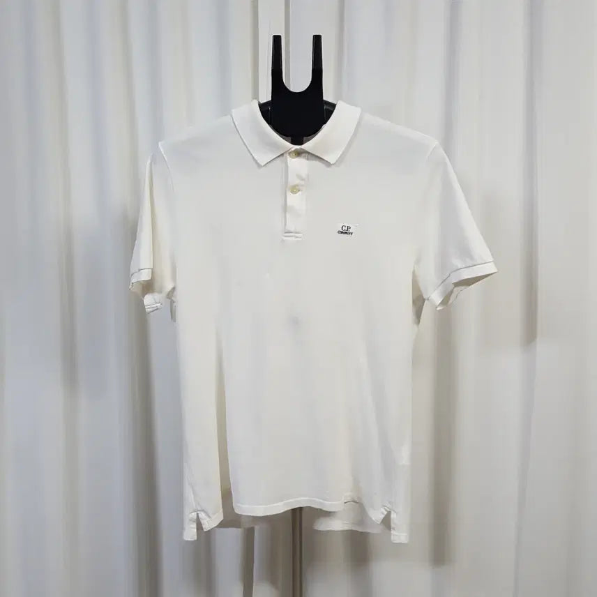 [BUNJANG] CP Company Men's Slim Fit Short Sleeve Polo Shirt L / CP컴퍼니 정품 남성 슬림핏 카라 반팔 티셔츠 L 오일장 0331