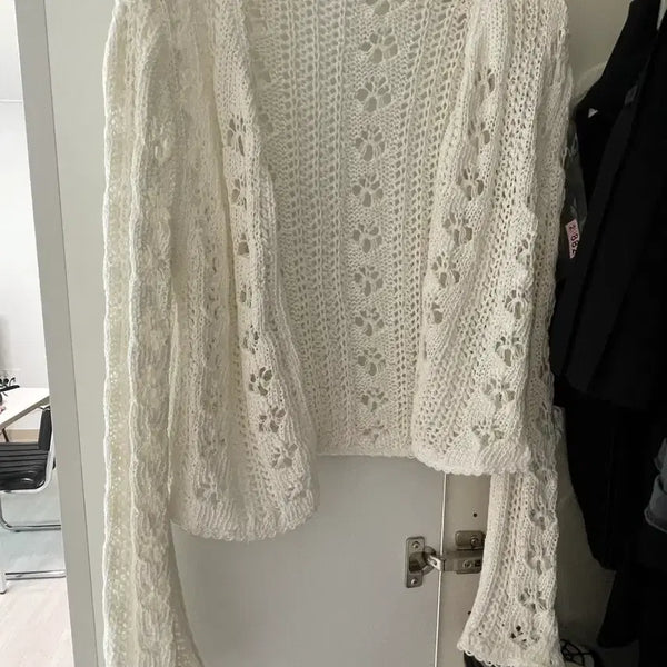 [BUNJANG] TANAT Crochet Cardigan / 타낫 크로셰가디건