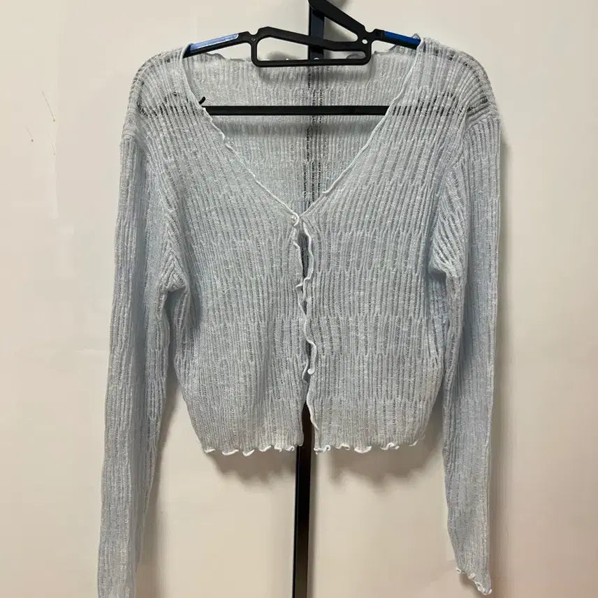 [BUNJANG] Wonderplace Pearl Detail Summer Cardigan / 원더플레이스 진주포인트 여름 가디건