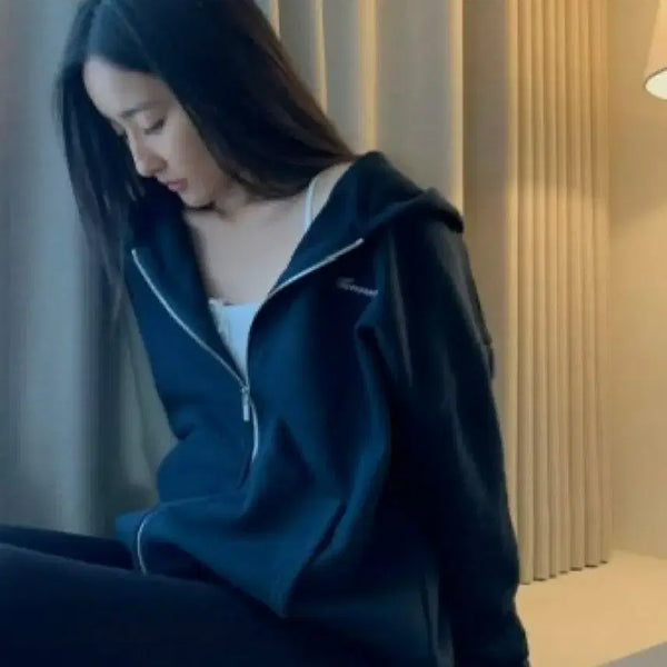 [BUNJANG] Thanat Mono Hooded Zip-Up Jacket / 타낫 모노 후드집업