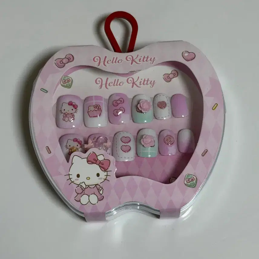 [BUNJANG] Hello Kitty Kids Nail Tips / 헬로키티 키즈네일팁