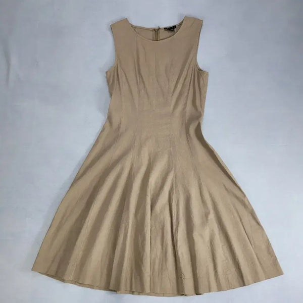 [BUNJANG] Theory Sleeveless Long Dress Beige / theory 민소매 원피스 베이지