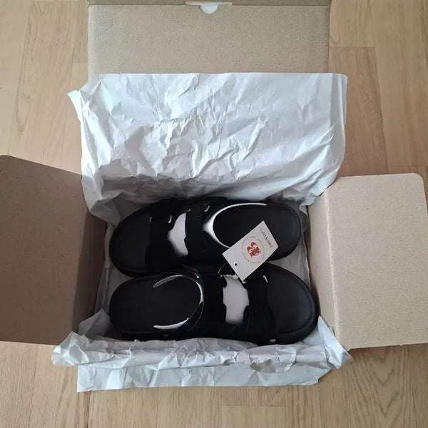 [BUNJANG] Brumas Suede Slide Black 240 (New) / 브루마스 스웨이드 슬라이드 블랙 240 (새상품)