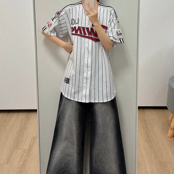 [BUNJANG] LG Twins Ryu Jae-kuk Signed Home Baseball Jersey (XL) / LG트윈스 류제국 마킹 선수 친필 싸인 홈 유니폼 105