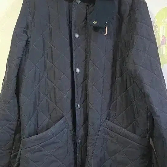[BUNJANG] Barbour Quilted Classic Jacket Navy / 바버 퀼팅 자켓 네이비