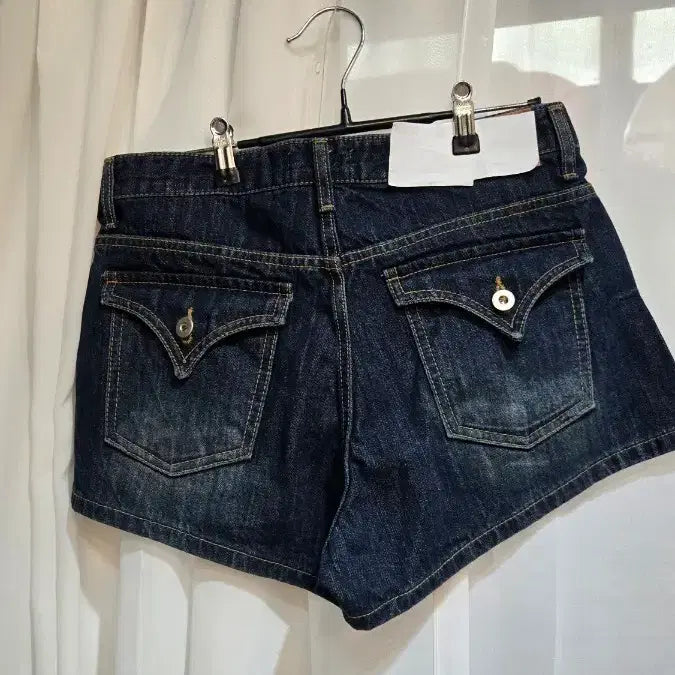 [BUNJANG] L Size 731 Washed Denim Shorts with Back Pockets / L싸이즈 731 뒷포켓 워싱 데님 반바지
