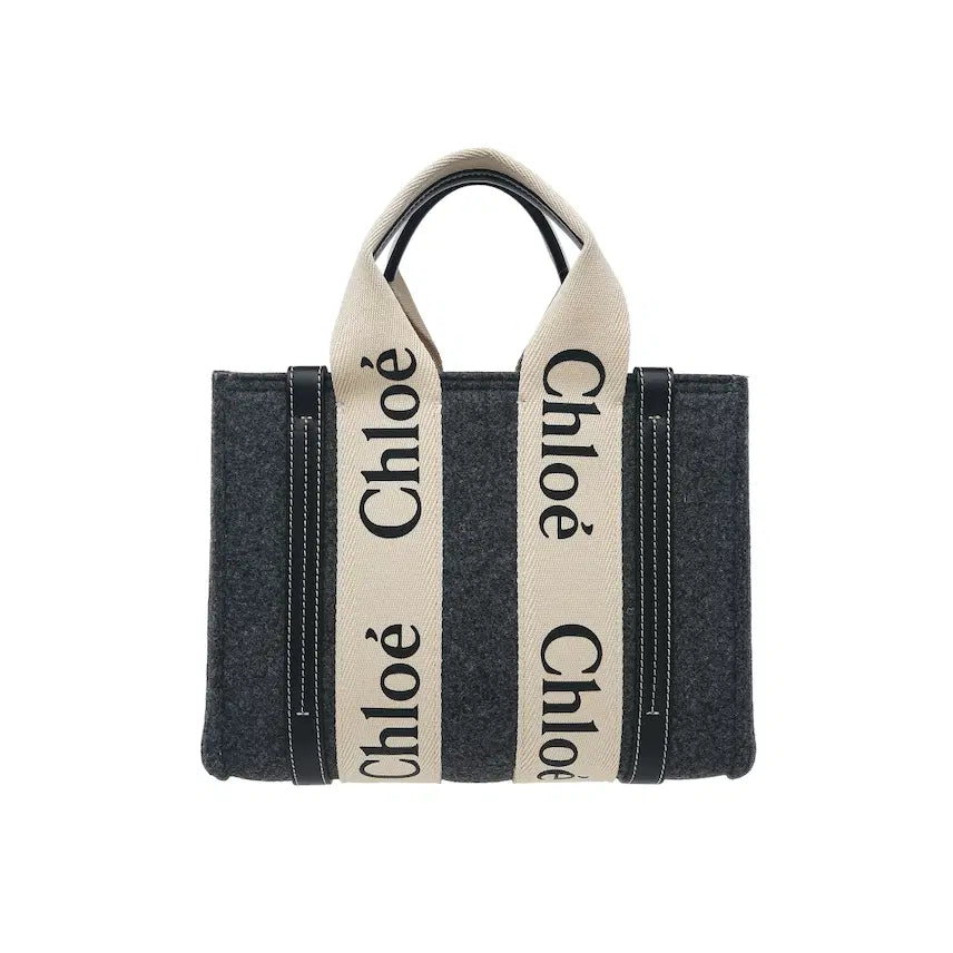 [BUNJANG] Chloe Woody Tote & Shoulder Bag / 끌로에 우디 토트 겸 숄더백