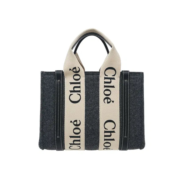 [BUNJANG] Chloe Woody Tote & Shoulder Bag / 끌로에 우디 토트 겸 숄더백