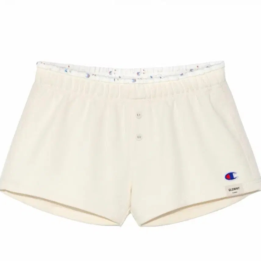 [BUNJANG] Champion Glowny Sweat Shorts Cream S / (새상품) 챔피온 글로니 스웨트 쇼츠 크림 S