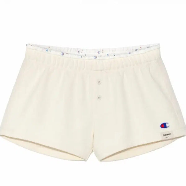 [BUNJANG] Champion Glowny Sweat Shorts Cream S / (새상품) 챔피온 글로니 스웨트 쇼츠 크림 S