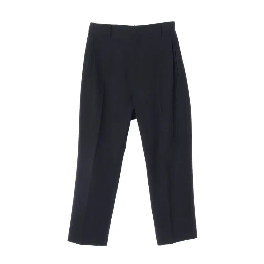 [BUNJANG] System Homme Back Banding Pintuck Tapered Fit Slacks Pants / 시스템 옴므 백밴딩 핀턱 테이퍼드 핏 슬랙스 팬츠