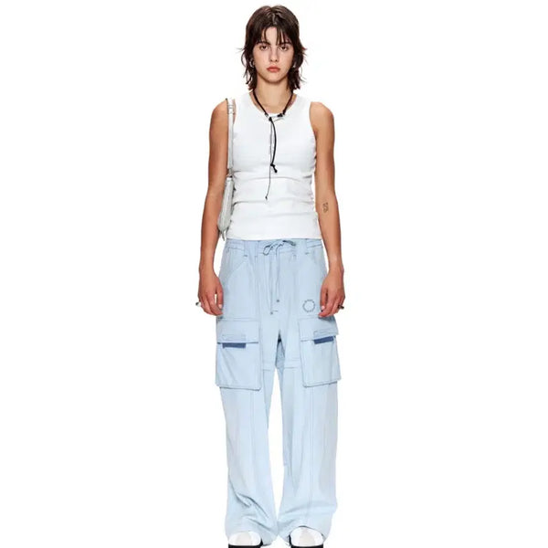 [BUNJANG] Matinkim Cargo Pants Sky Blue Size S / 새제품 마뗑킴 카고 팬츠 s사이즈