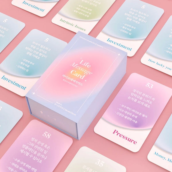 [BUNJANG] Unicorn Tarot Life Message Oracle Cards Sealed / [미개봉/텀블벅] 유니콘타로 라이프 메시지 오라클 카드