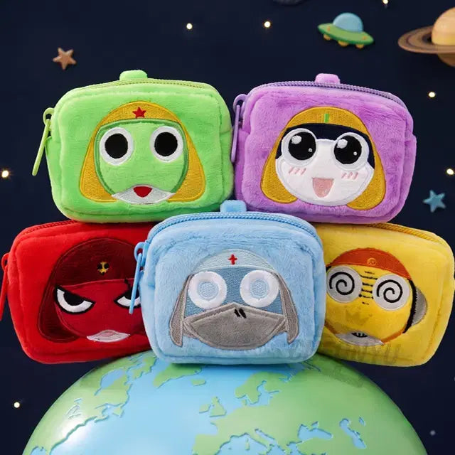 [BUNJANG] Keroro Mini Square Pouch Keychain (8.5cm) / 케로로 멀티 미니 사각 파우치 키링 8.5cm