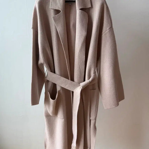 [BUNJANG] Thursday Island Long Cardigan Beige / 써스데이아일랜드 롱가디건