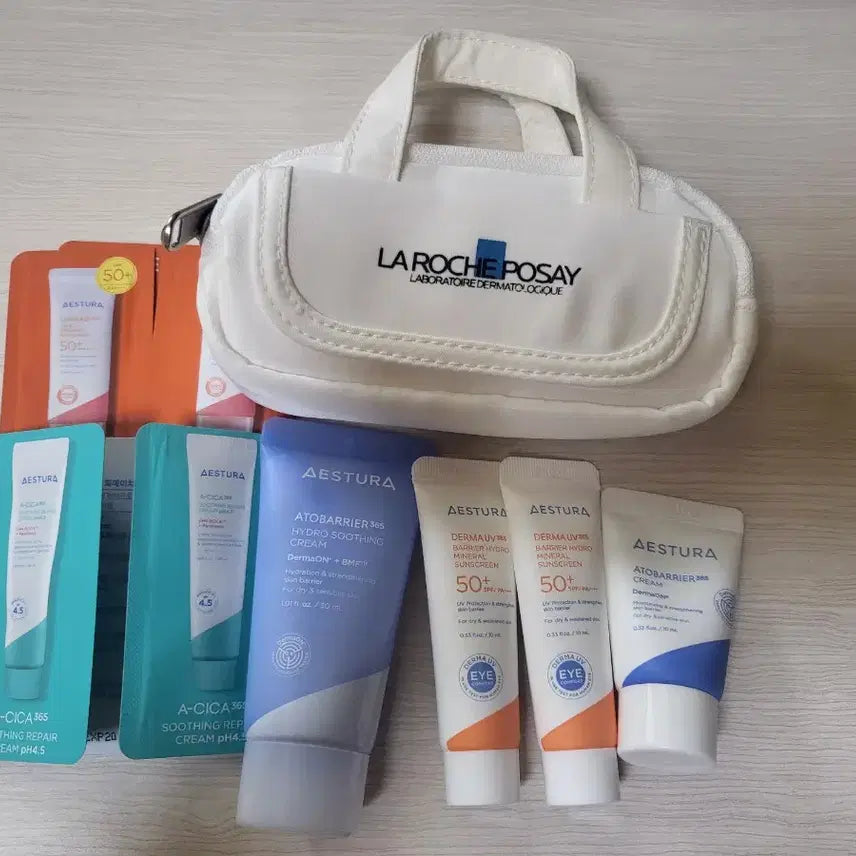 [BUNJANG] AESTURA Mini Set + La Roche-Posay Mini Pouch / 에스트라 미니세트 + 라로슈포제 미니파우치