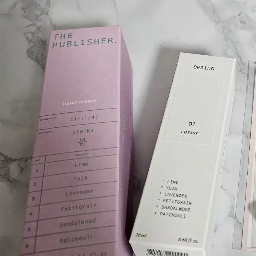 [BUNJANG] The Publisher Chapter 01 Spring Hand Cream Set (45ml + 20ml) / 새상품-더 퍼블리셔 챕터01_봄 핸드크림 2개 <45ml+20ml>