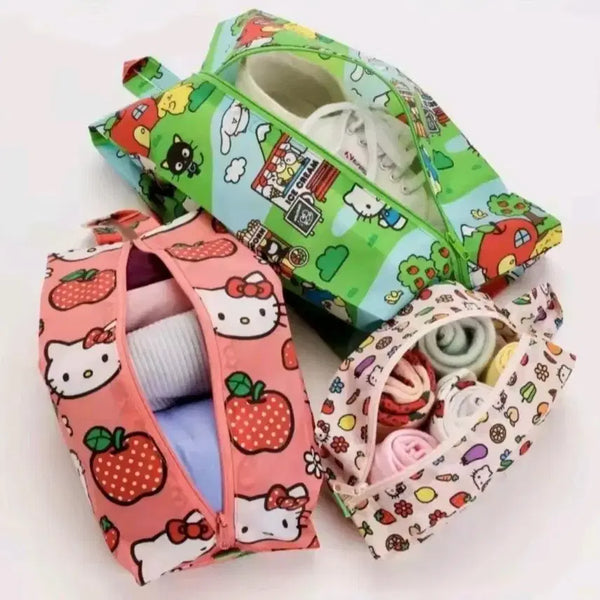 [BUNJANG] Hello Kitty Pouch 3 Set / 헬로키티 파우치 3종 세트