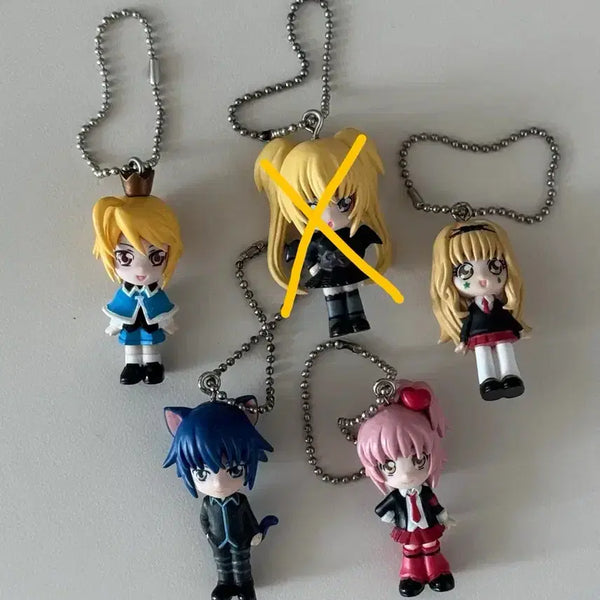 [BUNJANG] Shugo Chara! Classic Figure Keychain Set / (급처!)고전 캐릭캐릭체인지 피규어 키링 캐캐체 키링