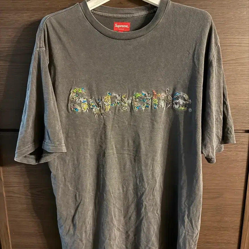 [BUNJANG] Supreme Animal Kingdom Short Sleeve Top Black SS23 / 슈프림 애니멀 킹덤 숏슬리브 탑 블랙 - 23SS