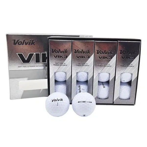 [BUNJANG] Volvik VIK3 3-Piece Golf Balls (12-Ball Pack) / 볼빅 VIK3 3피스 골프공 12구 비거리 소프트필 직진성 프리미엄...