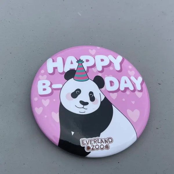 [BUNJANG] Everland Panda World Aibao Birthday Commemorative Badge / 에버랜드 판다월드 아이바오 생일 기념 뱃지