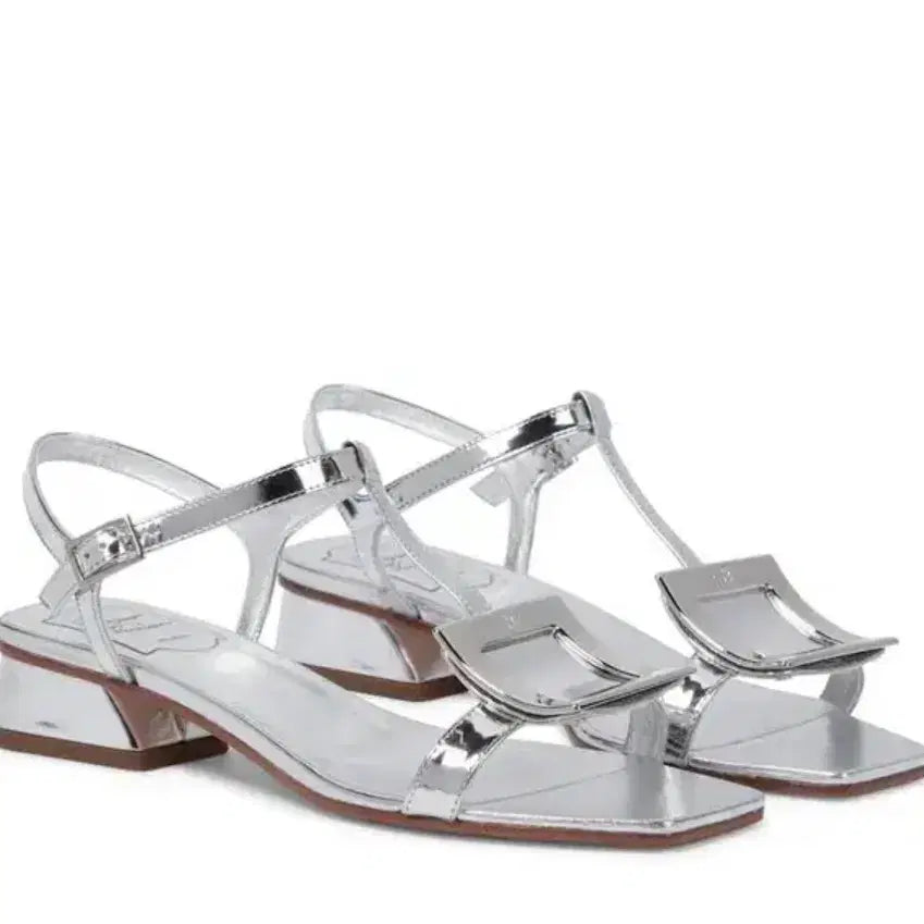 [BUNJANG] Roger Vivier Silver Sandals Size 37 / 이번주만 추가인하>로저비비에 실버 샌들 37