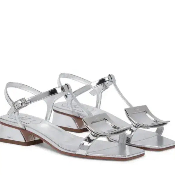 [BUNJANG] Roger Vivier Silver Sandals Size 37 / 이번주만 추가인하>로저비비에 실버 샌들 37
