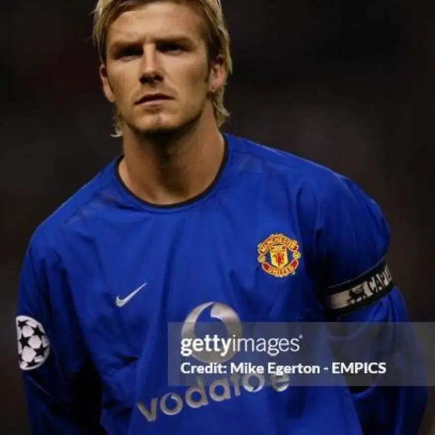 [BUNJANG] Nike Manchester United 2002 Champions League Beckham Jersey Replica XL / 02년 나이키 맨유 챔스 베컴 축구유니폼 축구져지 축구레플리카