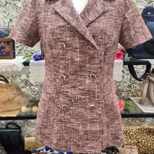 [BUNJANG] Custom Wool Blend Tweed Jacket / 마혼방 고급 맞춤 자켓(55)