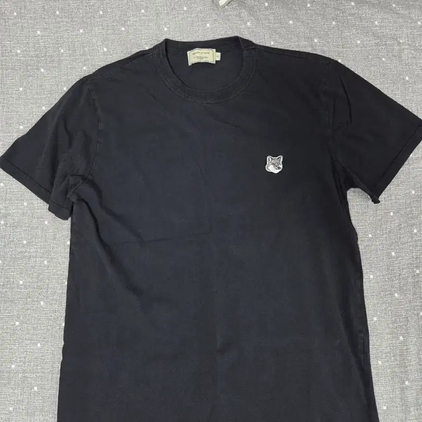 [BUNJANG] Maison Kitsuné Fox Head Short Sleeve T-Shirt Black / 메종키츠네 폭스헤드 반팔 티셔츠 블랙
