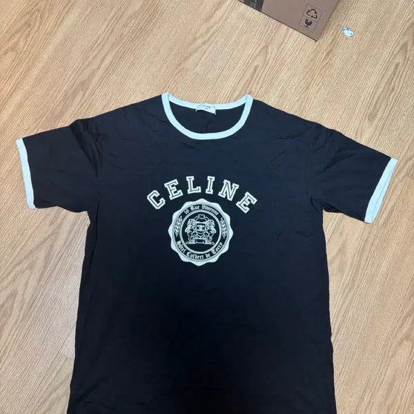 [BUNJANG] Celine 24SS Logo Cotton Loose Fit Short Sleeve T-Shirt / 셀린느 24SS 로고 코튼 루즈핏 반팔 티셔츠
