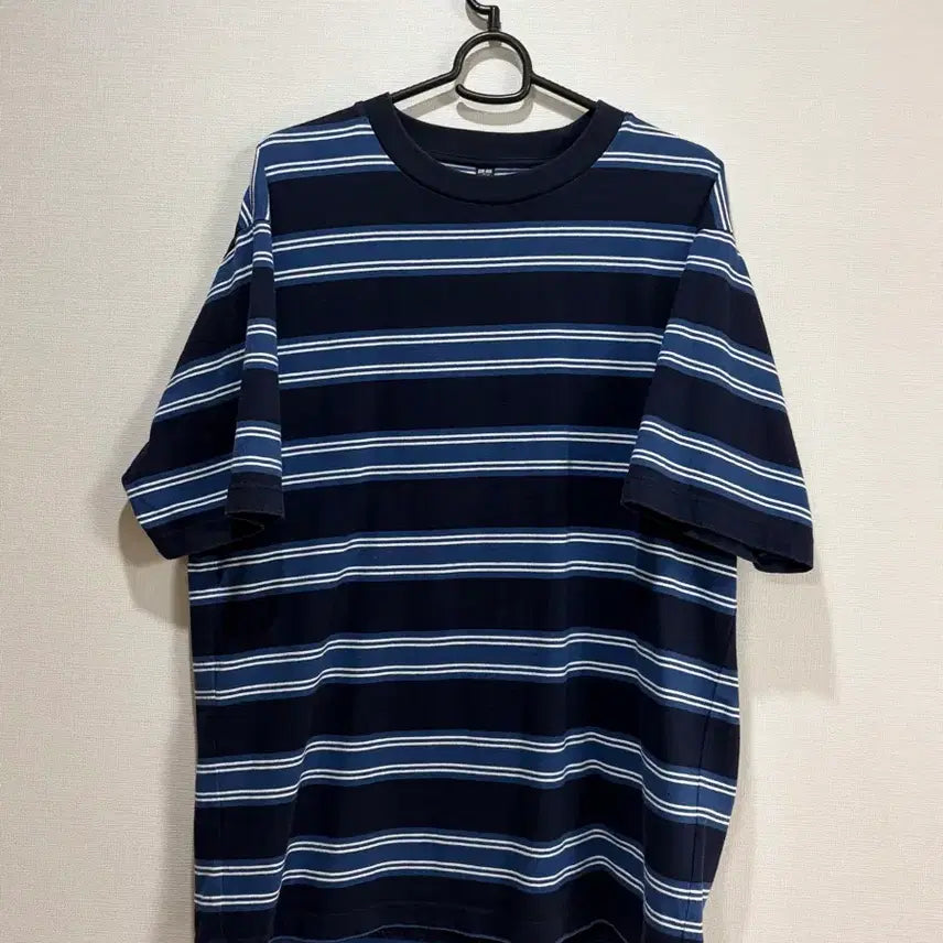 [BUNJANG] Uniqlo Striped T-Shirt / L)유니클로 단가라티 줄무늬티 uniqlo