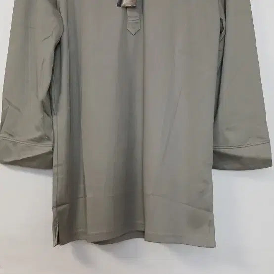 [BUNJANG] Burberry Black Khaki 3/4 Sleeve Polo T-Shirt Size 2 / 버버리 블랙카키 3부 소매 폴로티 2