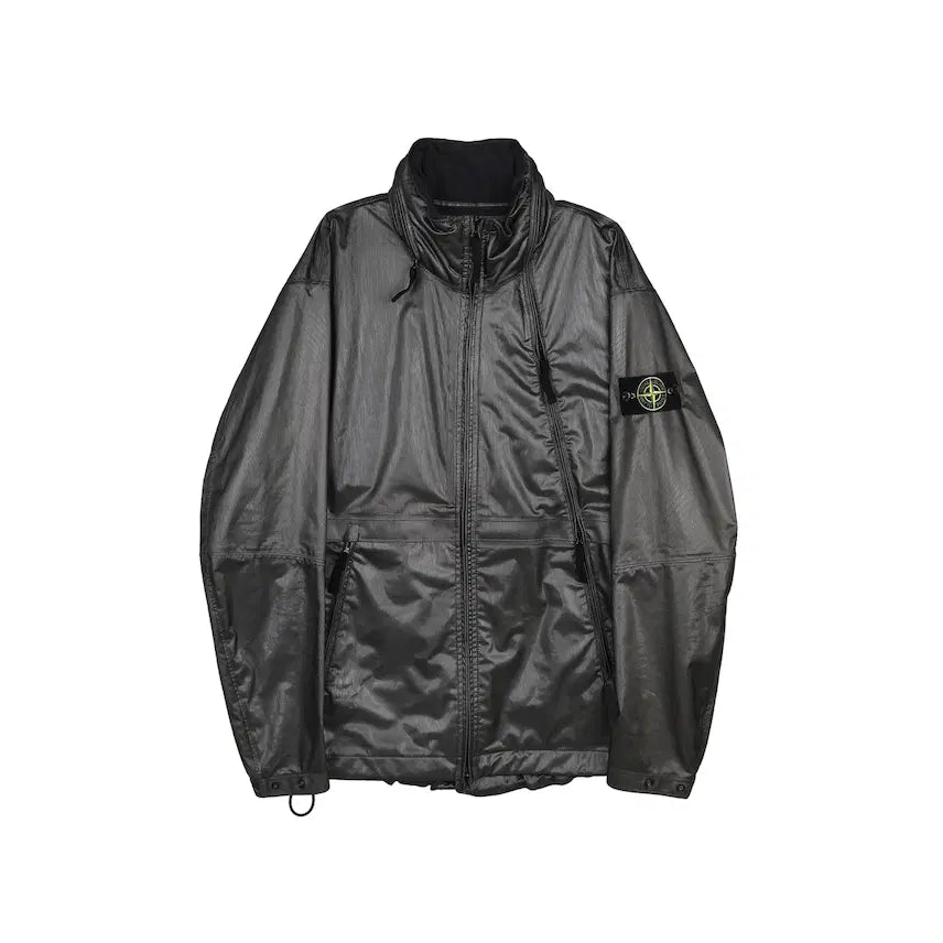 [BUNJANG] Stone Island Metallic Run Proof Nylon Bomber Jacket - Grey / 스톤 아일랜드 메탈릭 런 프루프 나일론 봄버 자켓