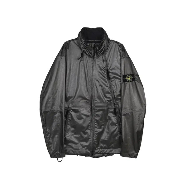 [BUNJANG] Stone Island Metallic Run Proof Nylon Bomber Jacket - Grey / 스톤 아일랜드 메탈릭 런 프루프 나일론 봄버 자켓