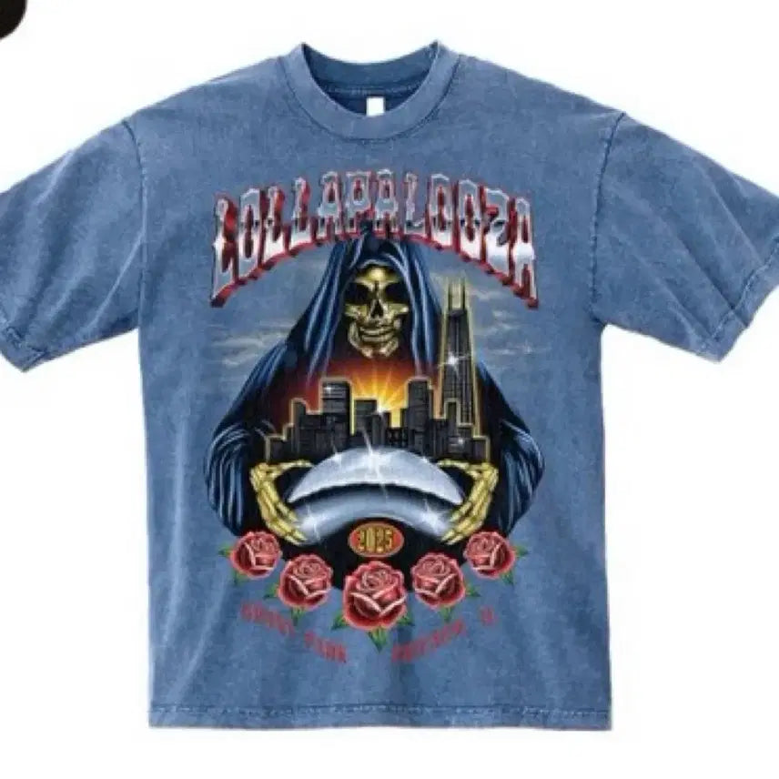 [BUNJANG] Lollapalooza 2025 Lineup T-Shirt / 롤라팔루자 2025 티셔츠