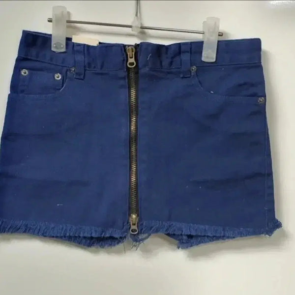 [BUNJANG] Women's Denim Skirt Shorts / 여성 치마바지 면청 숏팬츠 찢청 데님 바지