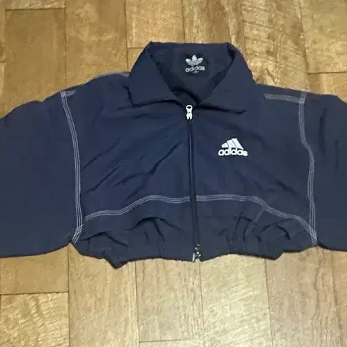 [BUNJANG] Adidas Navy Cropped Jacket / 아디다스 네이비 크롭 자켓