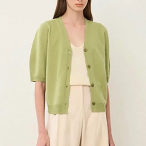 [BUNJANG] The Cashmere 100% Whole Garment Cardigan (22FW) / 더캐시미어 캐시100 홀가먼트 가디건 22년제품