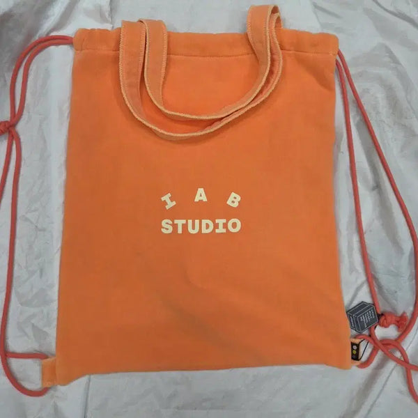 [BUNJANG] IAB Studio Orange Eco Bag / IAB 스튜디오 오렌지색 에코백