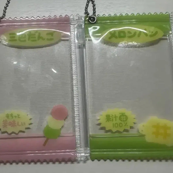 [BUNJANG] Daily Duck Rabbit Keeper Multi Pouch Tri-color Dango + Melon Bread Photocard Holder Bundle Set / 일괄)데일리덕 토끼지킴이 멀티 파우치 삼색당고+메론빵 포카홀더