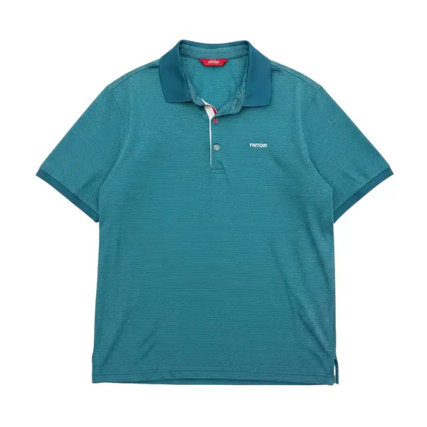 [BUNJANG] Phantom Golf Men's Striped Spandex Short-Sleeve Polo Shirt (Size 105) / 남성105/ 팬텀 골프 스트라이프 스판 반팔 카라티