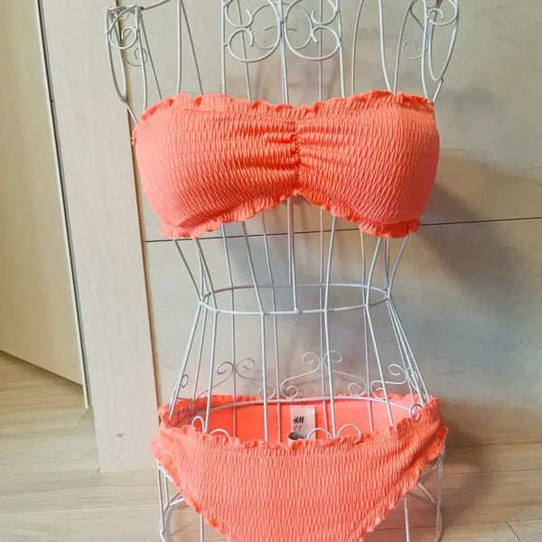 [BUNJANG] H&M Coral Bikini Set / H&M 비키니 코랄