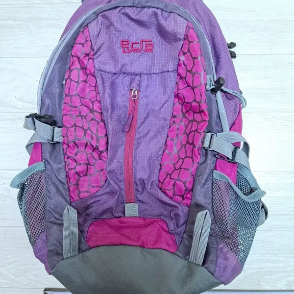 [BUNJANG] ECE Hiking Backpack Purple/Pink with Rain Cover / ECE 등산 배낭 보라/핑크 레인커버 포함