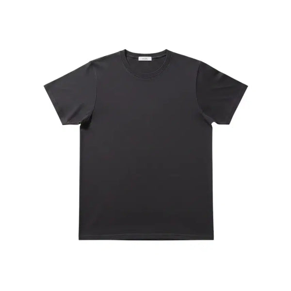 [BUNJANG] Women's S/F Charcoal Plain Short Sleeve T-Shirt / 여성F/ S.F 차콜 무지 반팔티셔츠 25-140