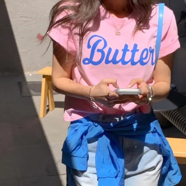 [BUNJANG] Women's Short Sleeve T-Shirt / 여성 반팔티 새상품