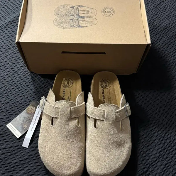 [BUNJANG] Catchball Suede Clogs Beige 280 / [새상품] 캐치볼 스웨이드 클로그 베이지 280 팝니다!