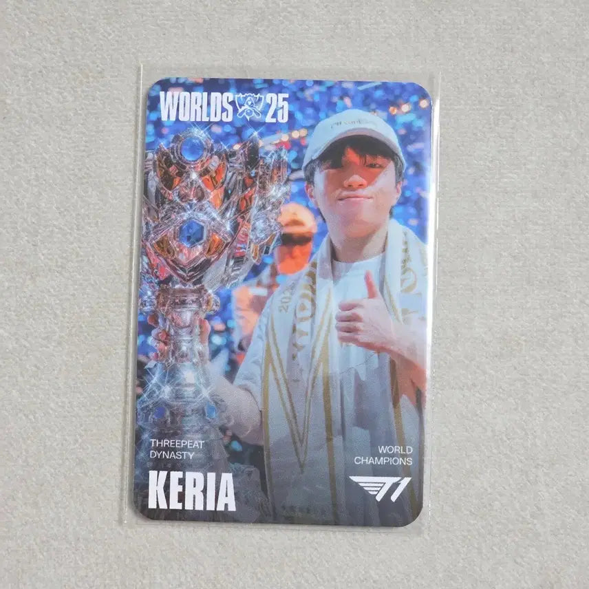 [BUNJANG] T1 Faker Keria World Championship Skin Photocard / 대전 msi 티원 t1 월즈 스킨 포토카드 케리아 keria